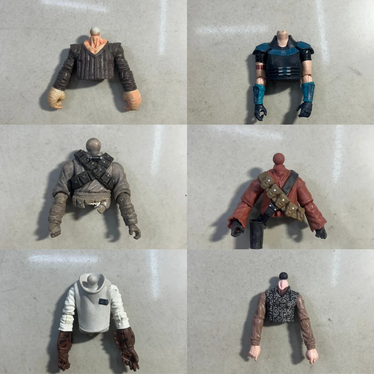 Hasbro Star Wars 3.75 Inch Action Figure Body 1/18 Scale Toys Doll Accessories Model Parts #K