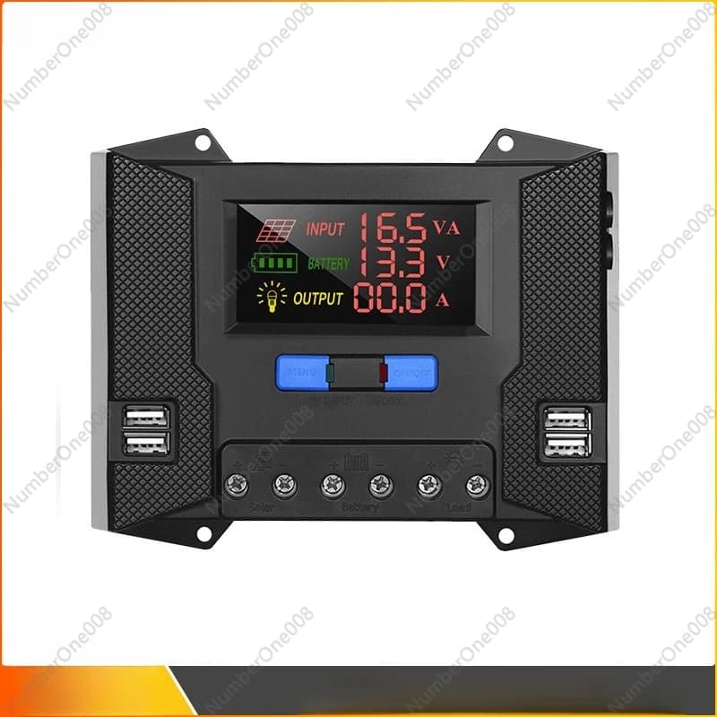 12V/24V MPPT Solar Charge Controller 20-30A, Dual USB LCD Display, Auto System Recognition for Home PV Solar Panel