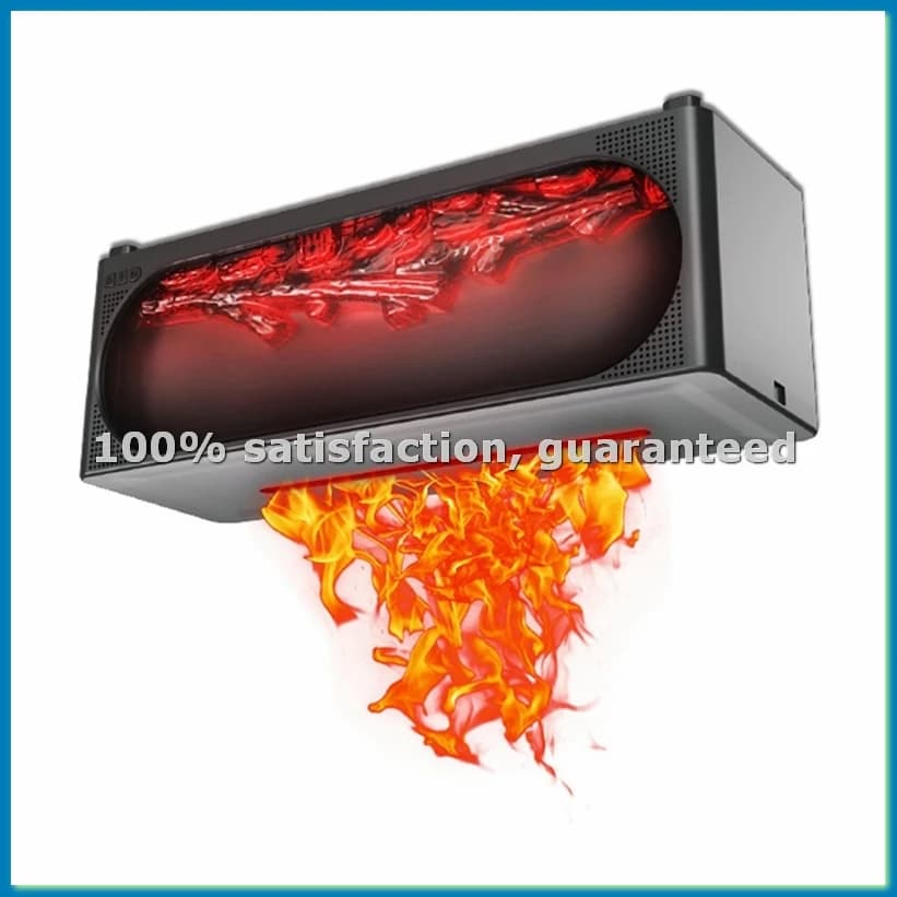 Umidificatore con Simulazione Fiamma e Aromaterapia, Diffusore di Aromi per Casa con Luce Notturna, Diffusore di Oli Essenziali-A10G