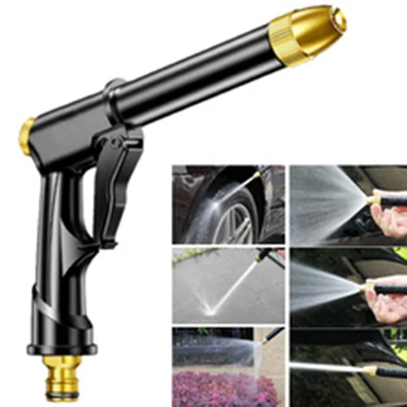 Pistola ad acqua ad alta pressione per lavaggio auto, ugello per tubo di irrigazione da giardino, irrigatore, schiuma, giunto per rubinetto dell'acqua, connettore rapido