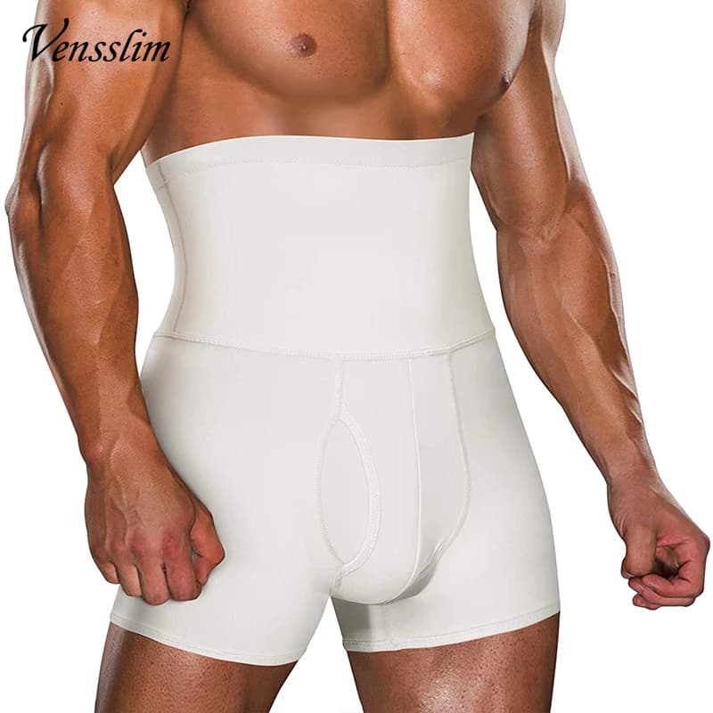 Vensslim Men Body Shaper Waist Trainer Slimming Control Panties Male Shapewear Compression Shapers Strong Shaping Underwear