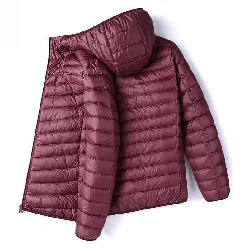 2025 Mini giacca invernale imbottita in cotone da uomo Cappotto imbottito da uomo leggero e sottile alla moda per la stagione fredda