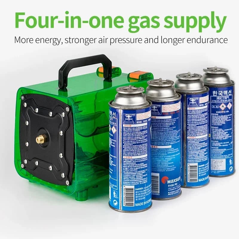 BRS Outdoor Travel Camping Picnic Power Energy Warehouse 4 in 1 Output Gas Propane Tank Centralized Unit Bin Bottle Case BRS-Q5