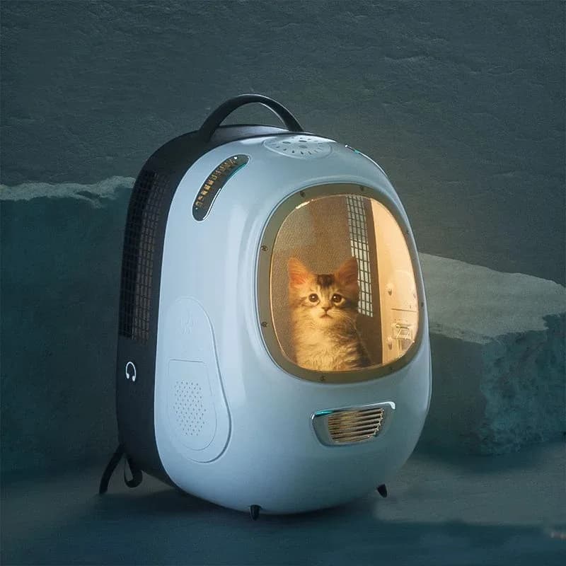 Zaino leggero per cuccioli di cane gatto all'ingrosso progettato per borsa da viaggio Zaino per animali domestici pieghevole e traspirante