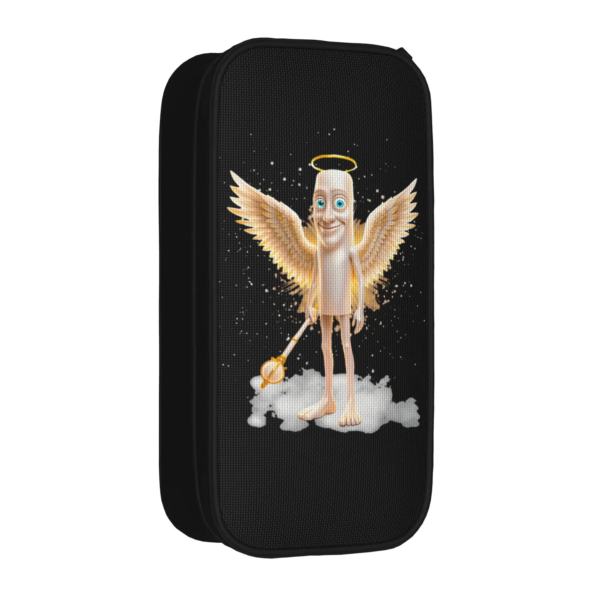 Tung Tung Sahur God Funny Angel Brainrots Pencil Case Classic Pen Holder Bags Large Storage Office Cosmetic Pencilcases