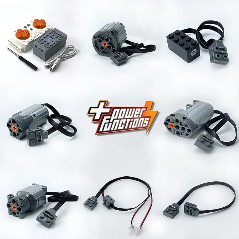 Parti tecniche MOC Funzioni di alimentazione Servomotore telecomandato compatibile 88003 88004 8882 8883 Car Blocks Power Up