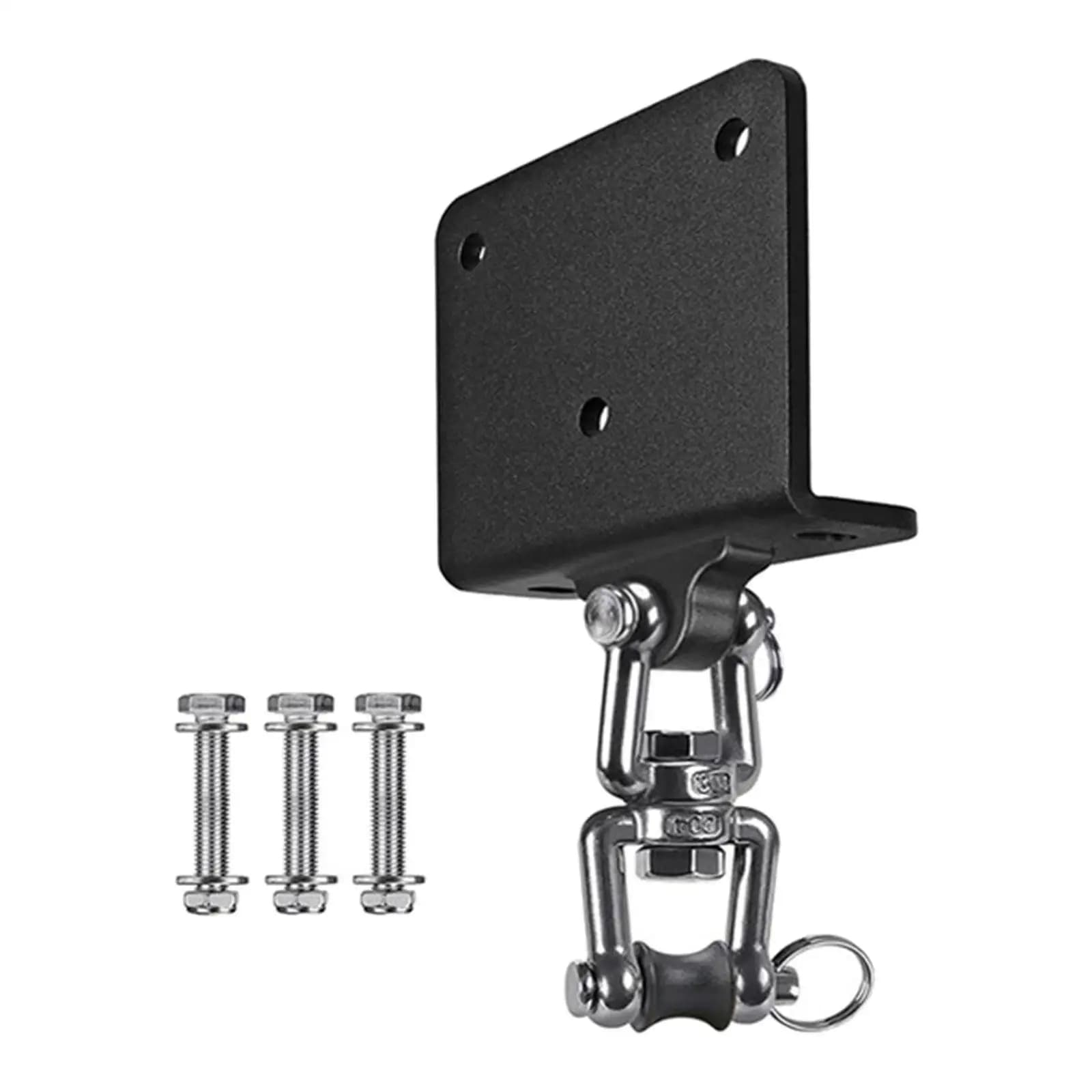 Boxing Bag Hanger Wood Beam Heavy Duty Steel Swivel Hook Compact Wall Mount for Training
