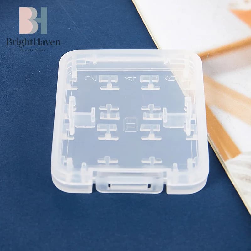 1Pc Transparent Protector Holder Micro Box For HC TF MS Memory Card Storage Case Plastic Boxes B.H