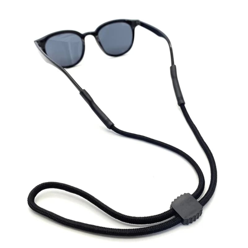 Cordino Protettivo Antiscivolo Regolabile per Occhiali, Laccetto Sportivo per Occhiali da Sole, Catenella Porta Occhiali con Cavo in Silicone per il Collo