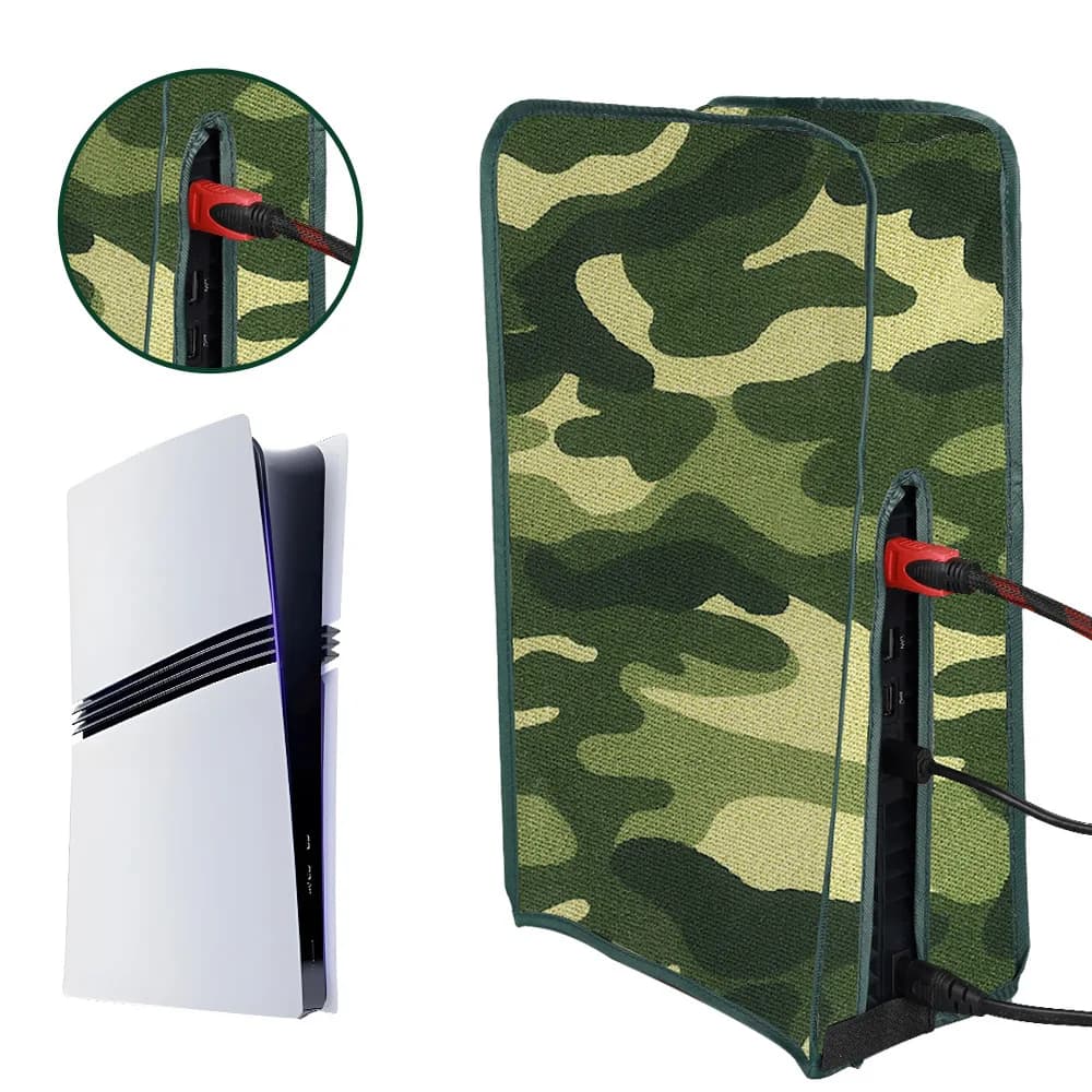 Manicotto antipolvere verticale per console PS5 Pro Gaming Copertura protettiva antipolvere antigraffio Accessori per manicotti protettivi per console