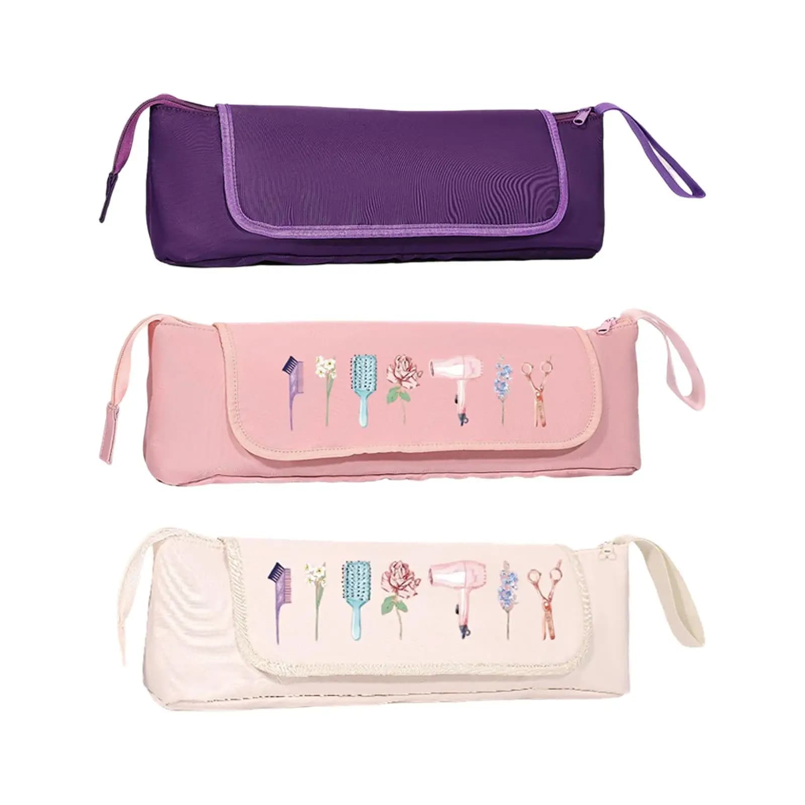 Travel Bag for Hair Tools with Heater Mat, Professional Bag for Hairdryer, Organizer for Women's Hair Accessories for Personal Care
