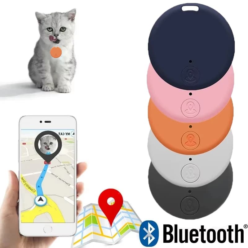 5 pz Smart Tracker Mini Localizzatore GPS Anti Perdita Allarme Portafoglio Portachiavi Bluetooth Tracer Portachiavi Cane Animali Domestici Tracker per bambini Trova chiavi