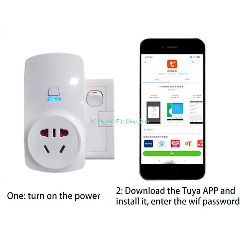 E74D Intelligent 10A Home for EU UK US Simple operation with Fu timer