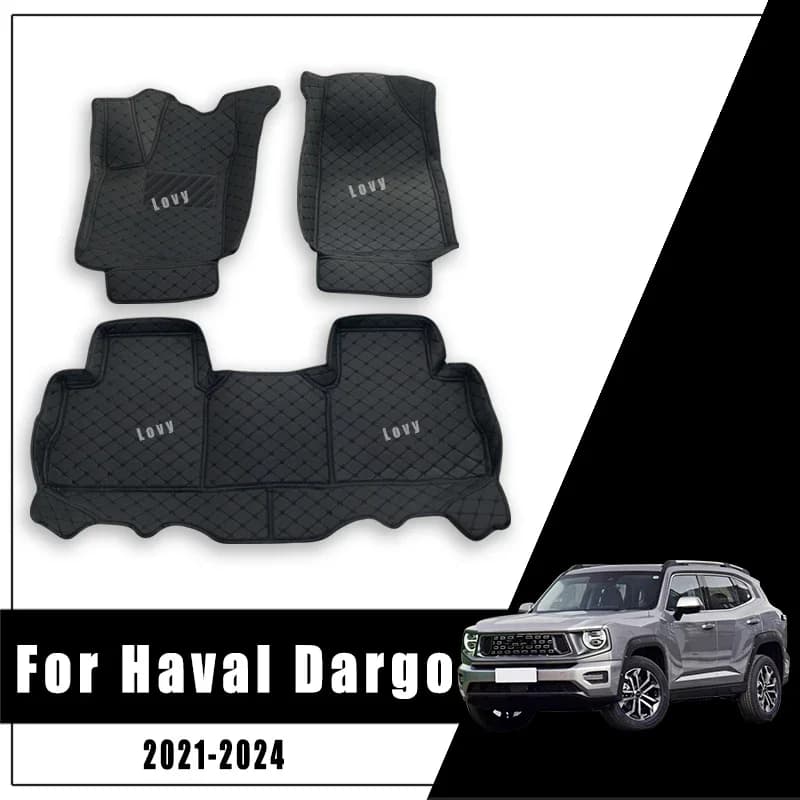 Custom Car Mats for Haval Dargo 2021 2022 2023 2024 Carpets Styling Interior accessories Car parts Waterproof covers Carpets
