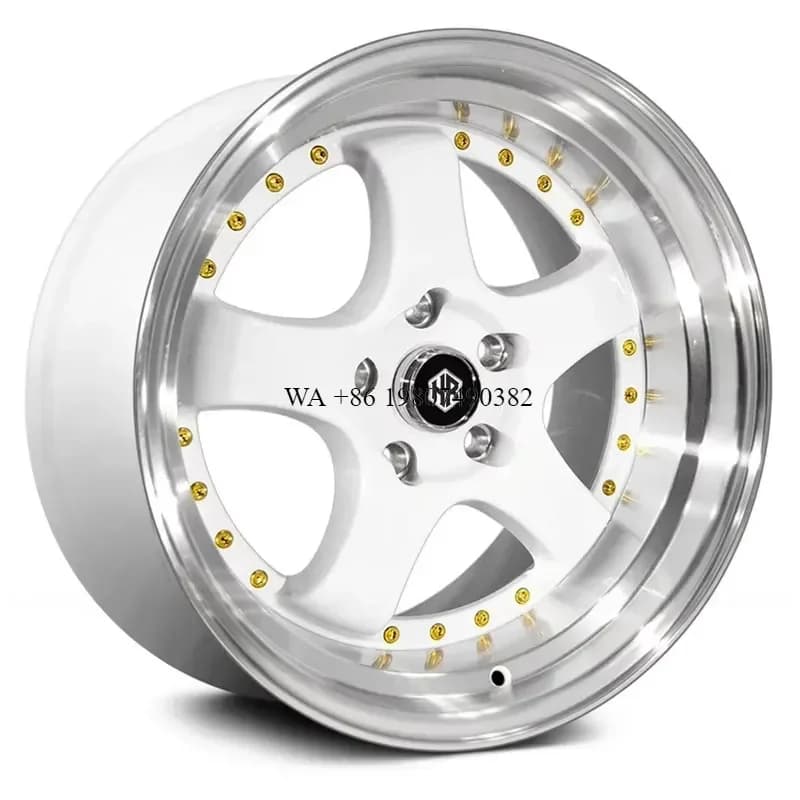 wmwmnu 2 Piece Deep Lip Rim 17 18 19 Inch Passenger Car Wheels 5x100 114.3 120 Polished Alloy Rims for Q50 Q60