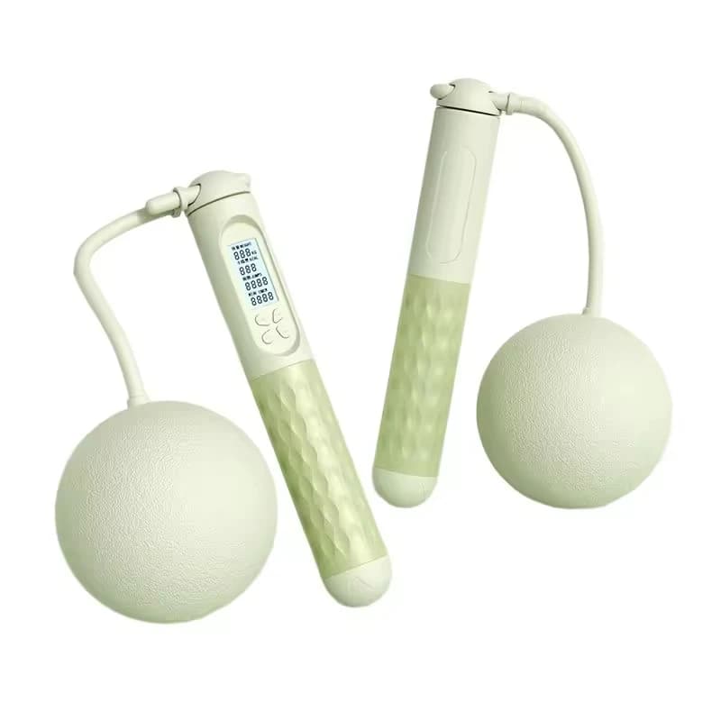 Professional Digital Racing for Wireless Fitness, Calories Counter for Jumping, Intelligent Weighted Wireless Jumping Rope