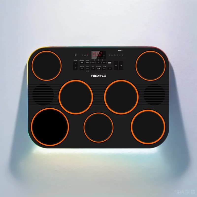 Smart Drum Trainer all-in-one: pad elettronico in rete GP431 per una pratica silenziosa a casa e alle prestazioni dal vivo
