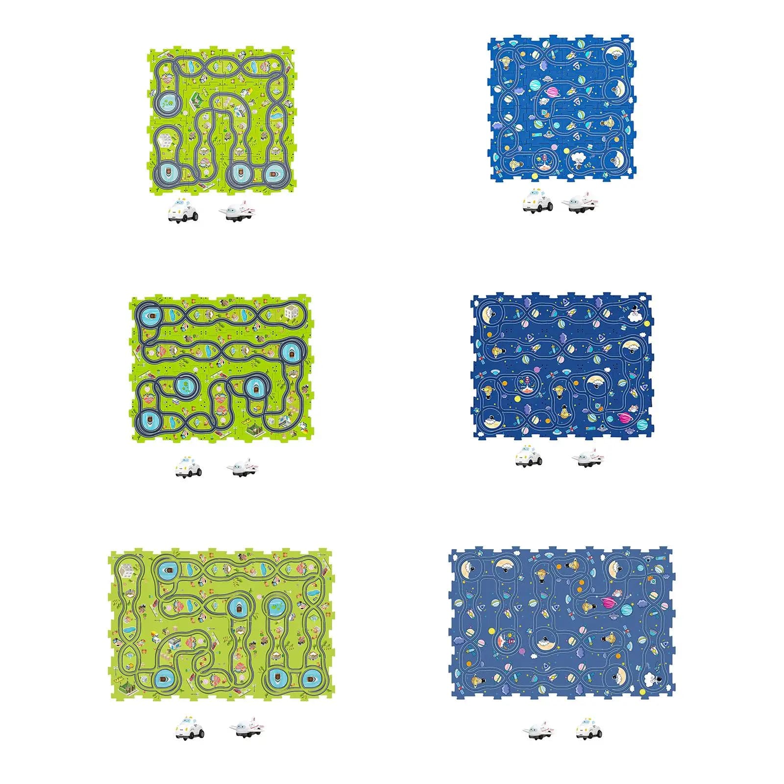 Puzzle Track Play Set Blocchi di costruzione Puzzle Track per ragazze e ragazzi in età prescolare