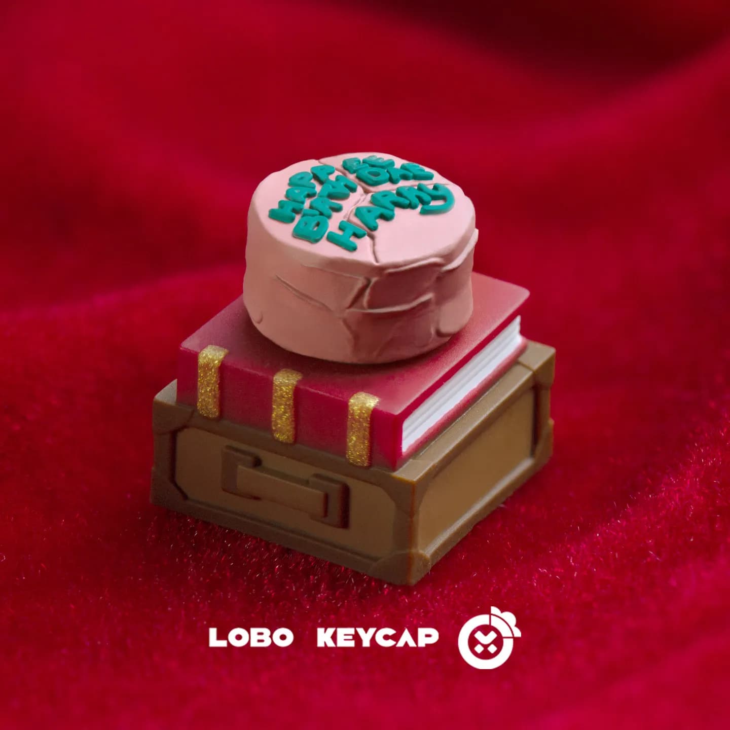 Torta Shape Keycap Harry, Custom Decoration for Mechanical Keyboard, Keycap Esc Rotating Resin, Gift for Passionate
