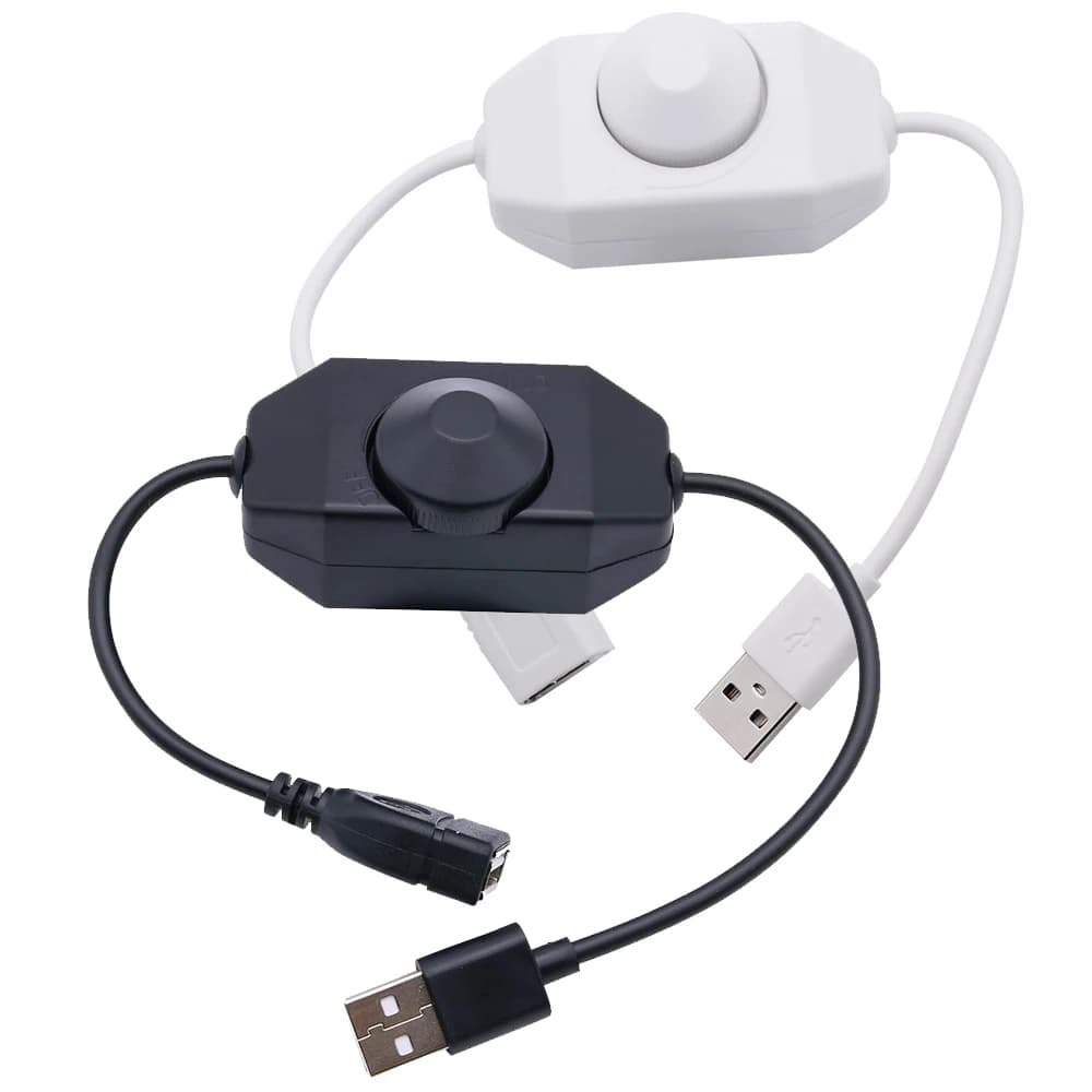 USB DC 5V Manopola manuale continua Touch LED Dimmer Switch per 5050 2838 Luce di striscia Controller di regolazione della luminosità a 1 canale