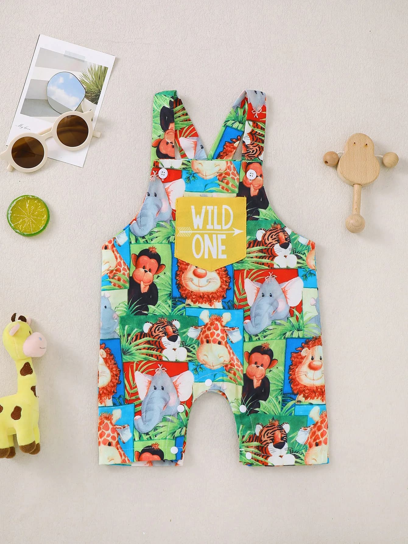 Baby Boy Cartoon Patterned Carrier Shorts Children's Clothing Infant Boys Cartoon Print Carrier Short Pants