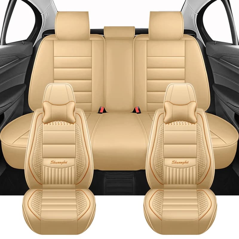 Universal PU Leather Seat Covers for BMW F31 E90 X3 E83 F25 E39 F11 F10 X5 F15 E53 Car Interior Accessories