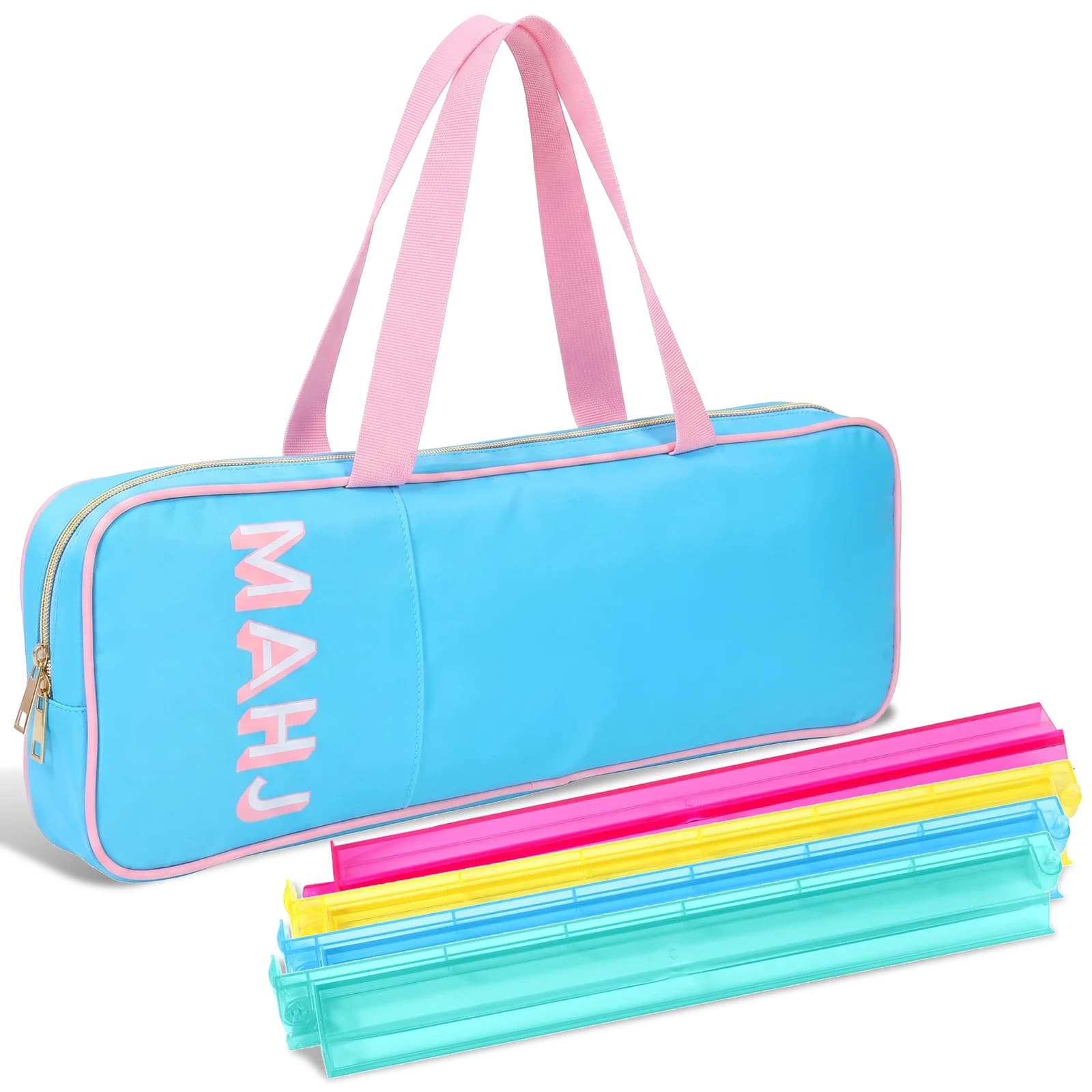 Mahjong Tile Storage Bags Protective Table Game Carrying Organizer Mahjong Pushers Rack Storage Carrying Bags For Outdoor Travel