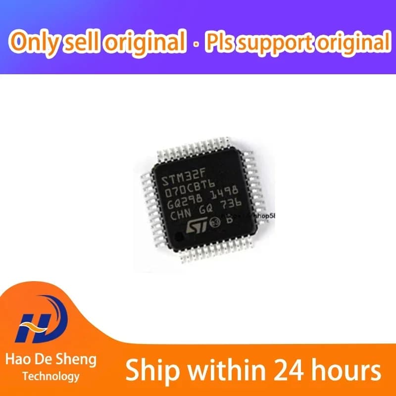 10PCS/LOT STM32F070C6T6 32F070C6T6 LQFP48 New Original In Stock Power bank