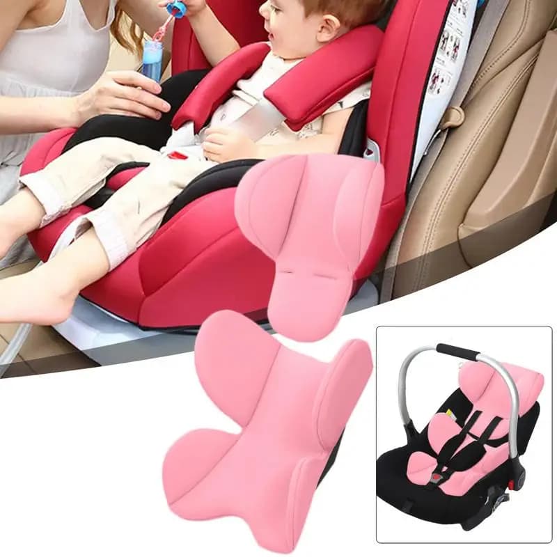Inserto per seggiolino auto per bambini Seggiolino auto morbido Supporto per la testa e il corpo Cuscino per passeggino per bambini Supporto per il collo della testa del corpo
