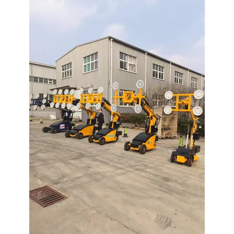 Sollevatore a ventosa per vetro da 600-800 kg per terreni accidentati, robot per installazione esterna, carrello di movimentazione, sollevatore a ventosa, in promozione