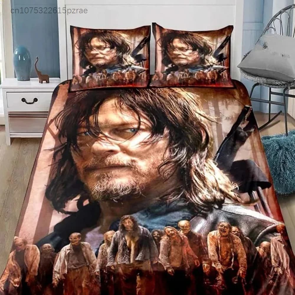 The Walking Dead Bedding Set For Bedroom Soft Modern Bedspreads Comefortable Kids Duvet Cover Quilt Cover And Pillowcase
