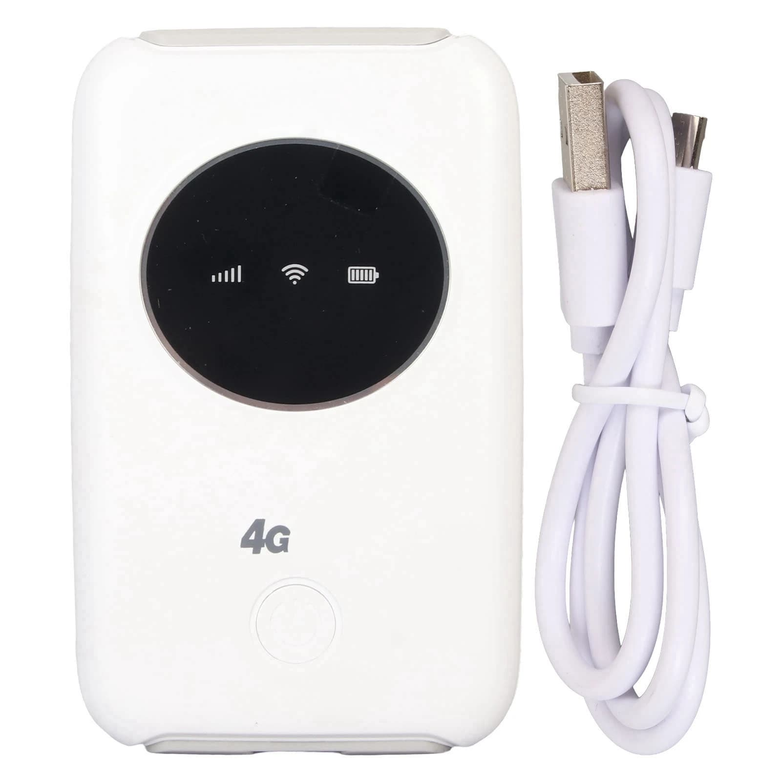 Modem WiFi USB 4G LTE 150Mbps Sbloccato con Slot per Scheda SIM 4G, Router WiFi Portatile Wireless Integrato con Batteria da 3200mAh, Alta Velocità e Stabilità
