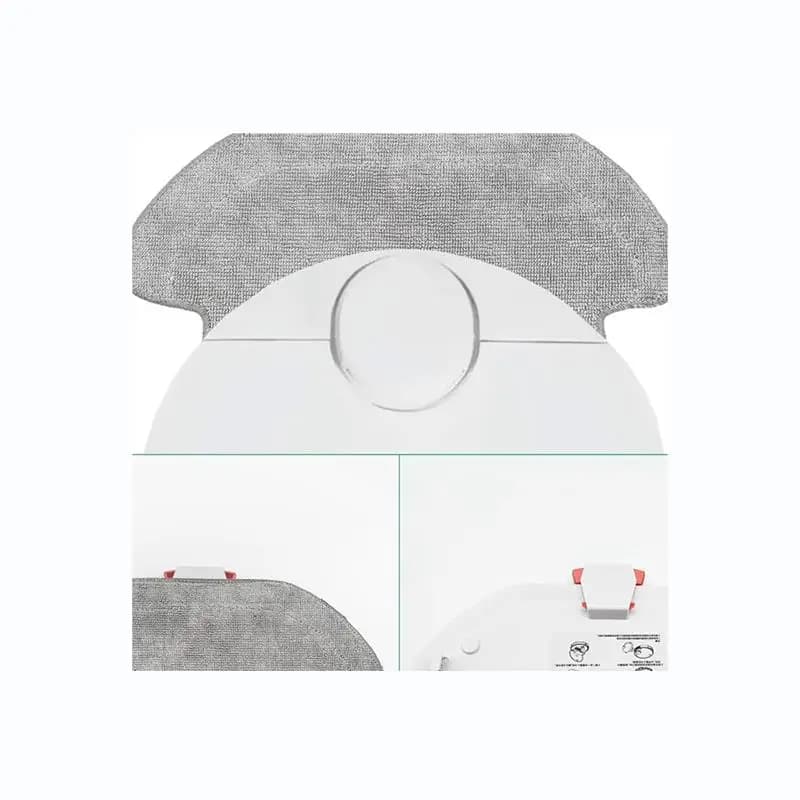 -A65I Per Xiaomi Mi Robot Aspirapolvere Mop 2S, Mop Pro, Mop P, S12, S10 EU, STYJ02YM, Per Viomi V2 Pro, V3 SE, Mop Panni Supporto Pad