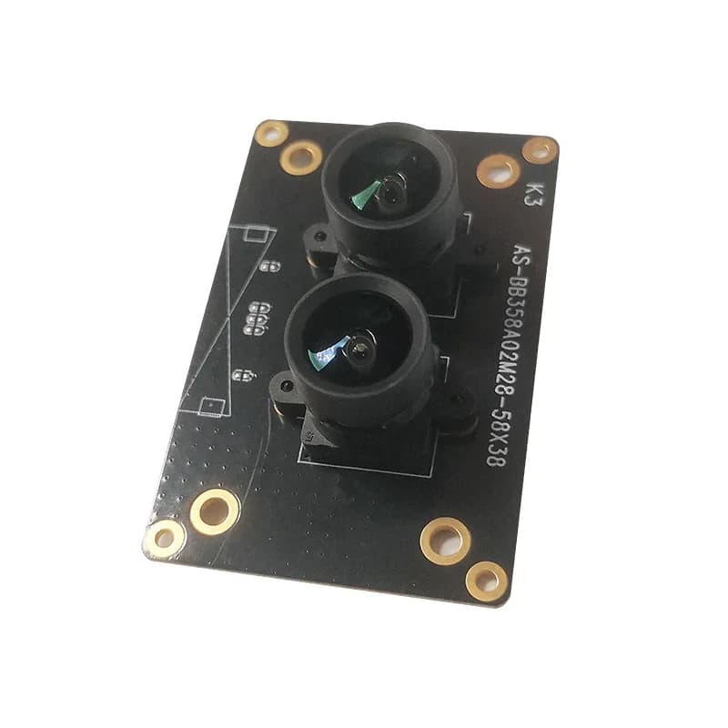Dual 1080P RGB IR GC2053 GC2093 HDR surveillance MIPI binocular live detection camera module