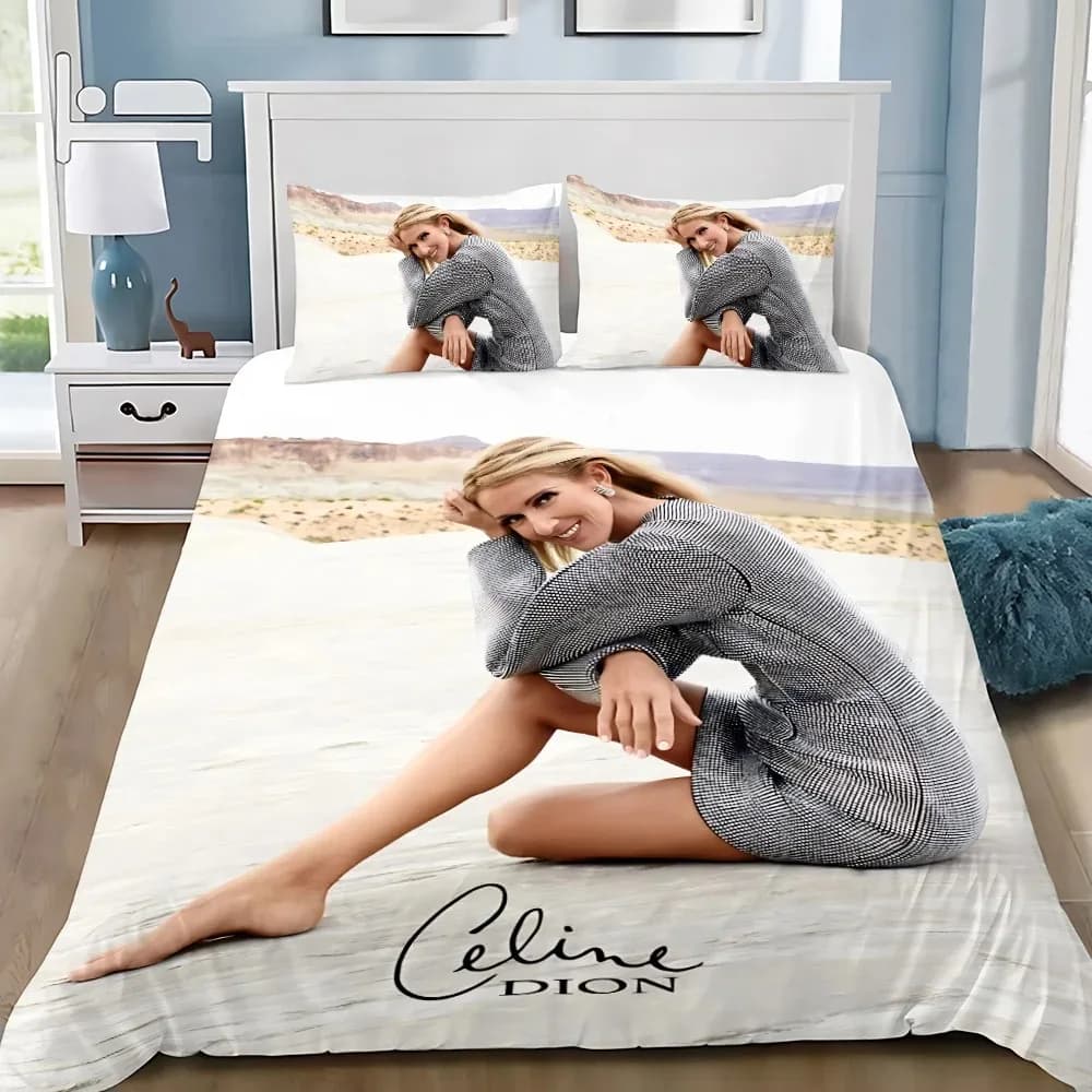 Copripiumino Federa Set biancheria da letto Rapper C-CelineS Dion Adulto BoyGirl Decorazione camera da letto Regalo per bambini Singolo Doppio Grande Dimensioni