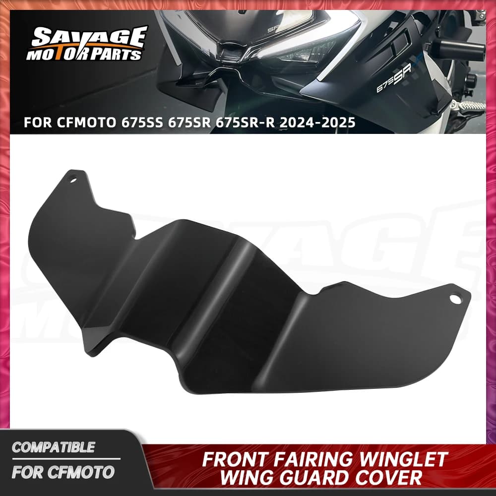 Per CFMOTO 675SR 2025 Carenatura Anteriore Winglet Ala Guard Copertura 675SS 675SR-R 2024 Moto Winglet Aerodinamico Ala Kit Spoiler