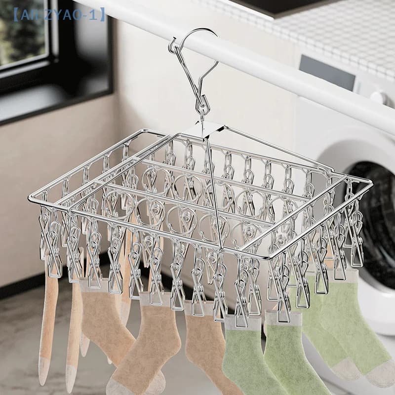 inZYAO-1 in Anti-wind steel hanger Dryer Clothes rack Airer Peg Dryer Socket