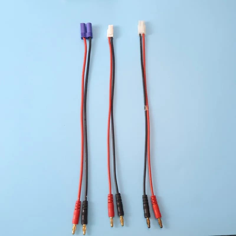 30CM EC5 Tamiya Mini Tamiya Spina Cavo di ricarica a 4.0mm Spine a banana Cavo di ricarica Filo di silicone 14/16AWG per RC Lipo Batteria
