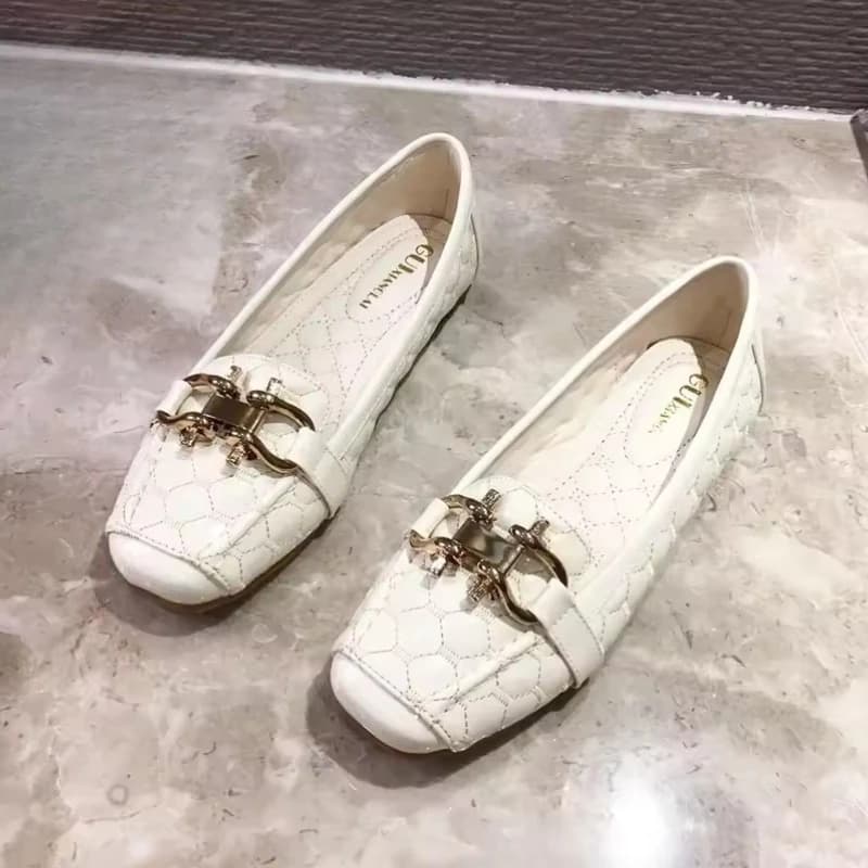 Nuove Scarpe da Donna Primaverili Stile Balletto con Suola Morbida e Punta Quadrata Grande, Comode Scarpe Casual a Fondo Piatto