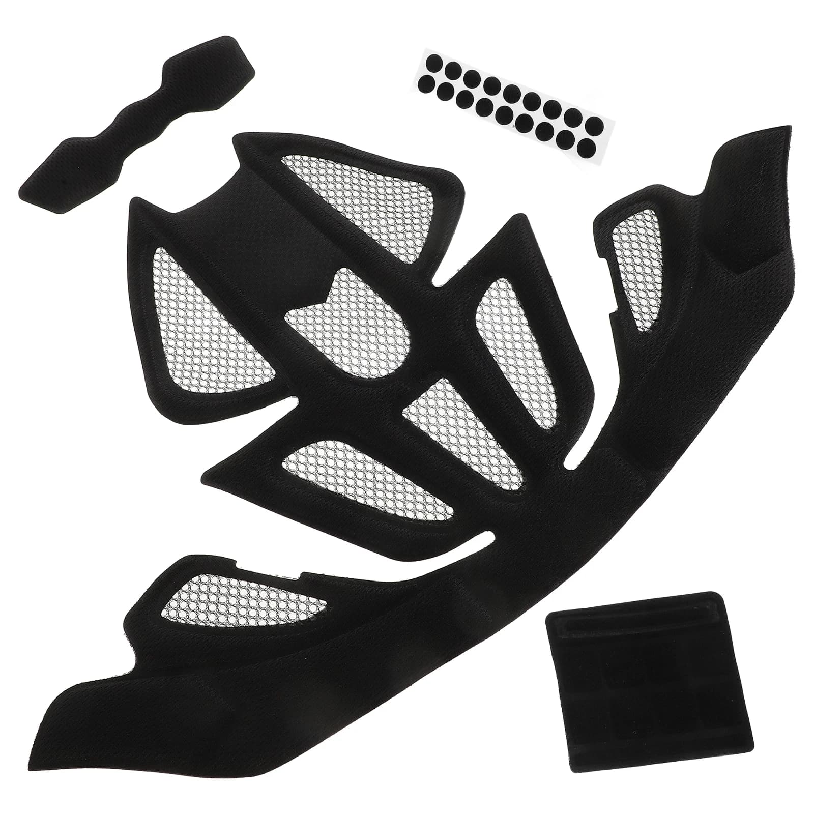 4 pezzi fodera da ciclismo cuscino protettivo interno cuscinetti in schiuma sostituzione bici caschi sportivi moto kit imbottitura durata