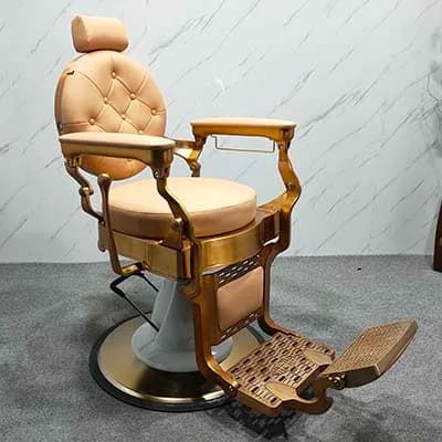 Professional suppliers Barber armchairs for hairdressers Hairdresser chairs with durable luxury cushion with hydraulic pump