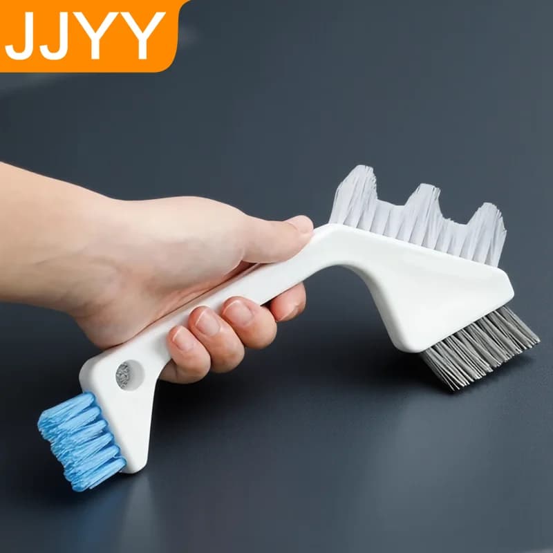 Set di Spazzole per Pulizia 3-in-1 per Bagno, Piastrelle, WC, Pavimenti e Finestre con Setole Rigide