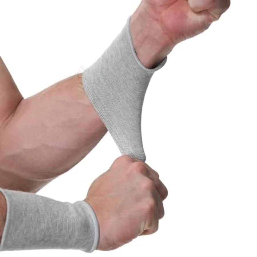 Wrist Band Support Sleeve - Elastic and Breathable Knitted Fabric Compression Brace - for Tennis, Gym, Sport, Tendonitis Color,