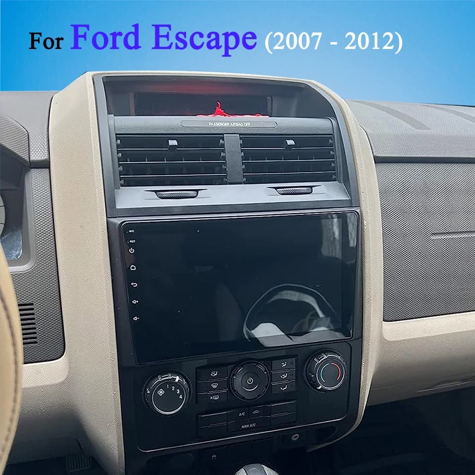 Per Ford Escape 2007 2008 2009 2010 2011 2012 Auto Monitor di Navigazione GPS Radio FM AM Audio Video A/V DVD Cassetta 4G Lte WiFi BT