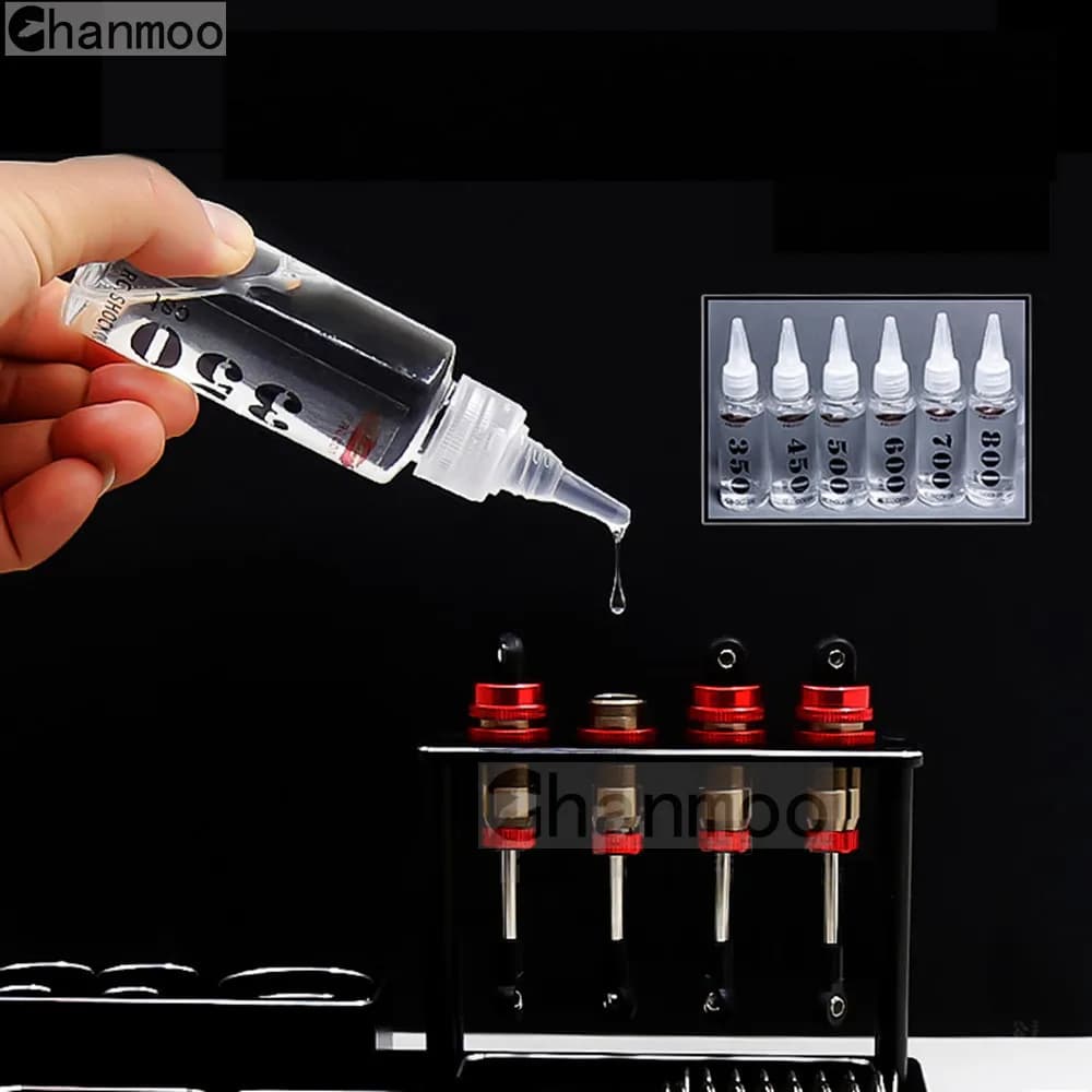 Olio per ammortizzatori RC 350 450 500 600 800 Olio per meccanismo differenziale 60ML per camion alla deriva per auto cingolate RC Camion per brevi corsi