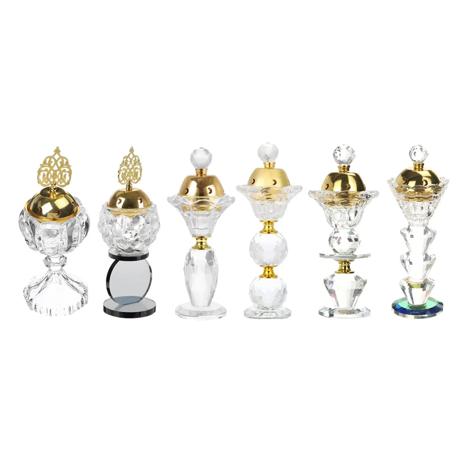 Bruciatore di incenso Bakhoor Mabkhara Oud Bruciatore di incensiere Strumento Decor Ornamento
