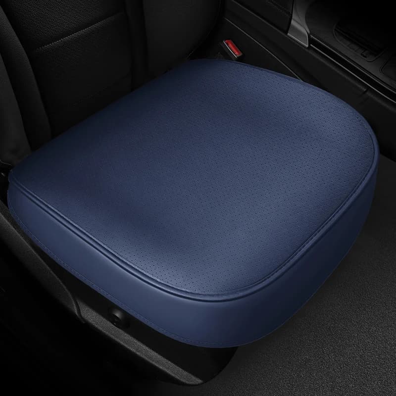 Cover for car in perforated leather Front lower cover, non-slip and enveloping around the bottom, suitable for 95% of vehicles