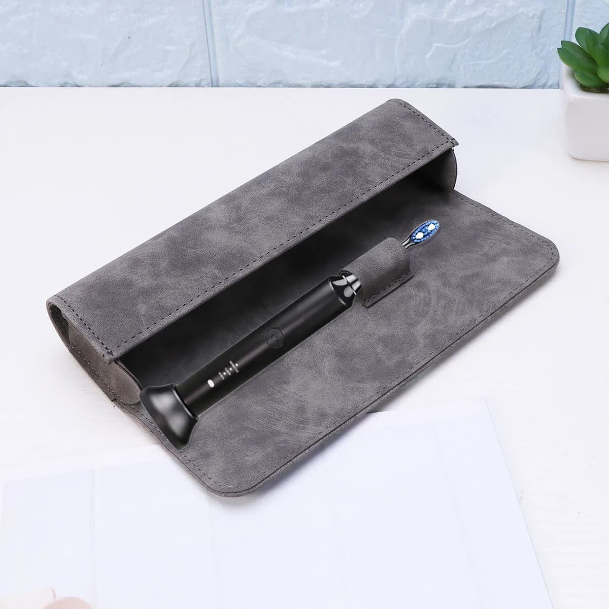 Toothbrush Travel Holder Electric Toothbrush Case Cover Bacteria Resistant Compact Design for Daily Business Trips