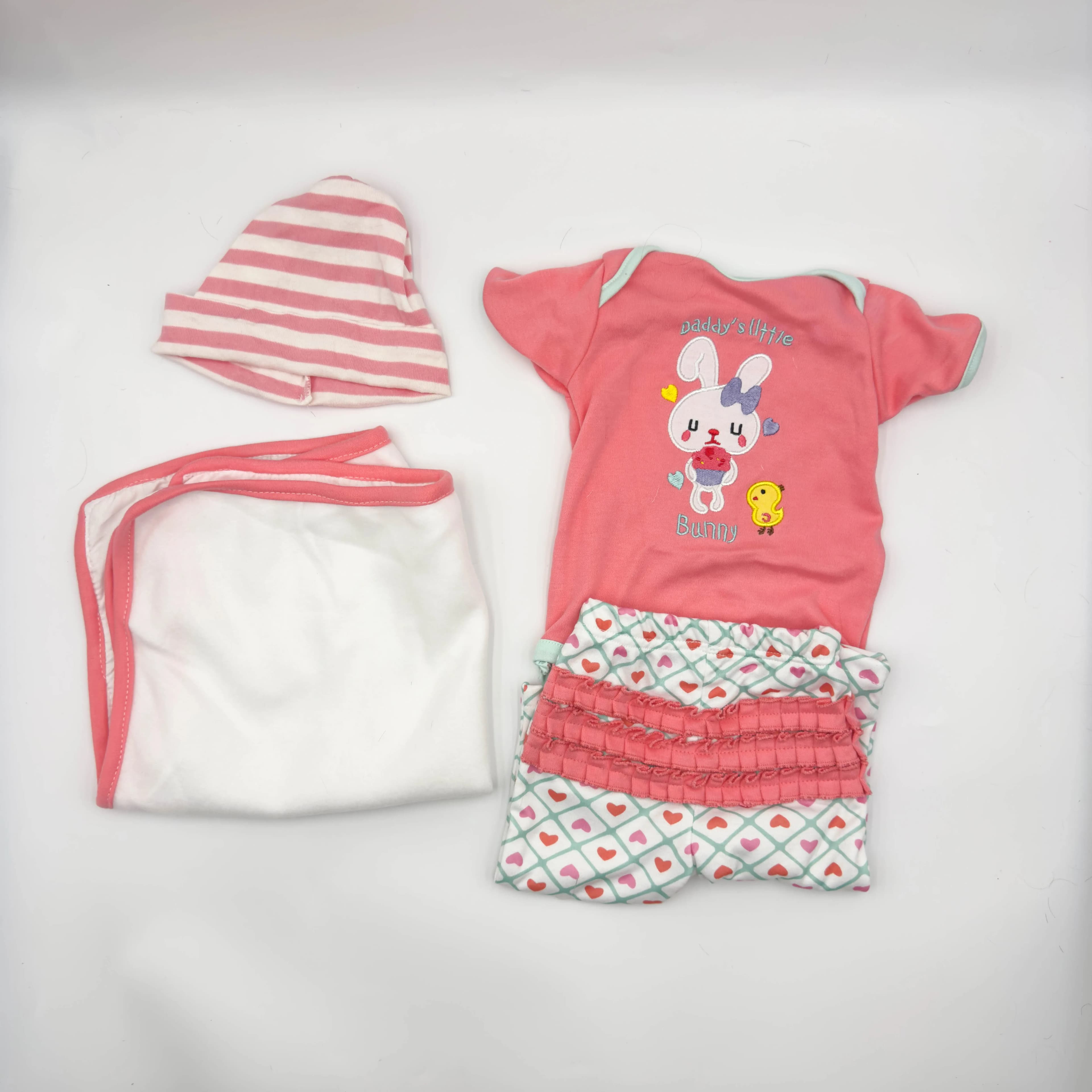 NPK-Set di bambole rinate fatte a mano, accessori per vestiti, design per ragazza, 20 -22 pollici
