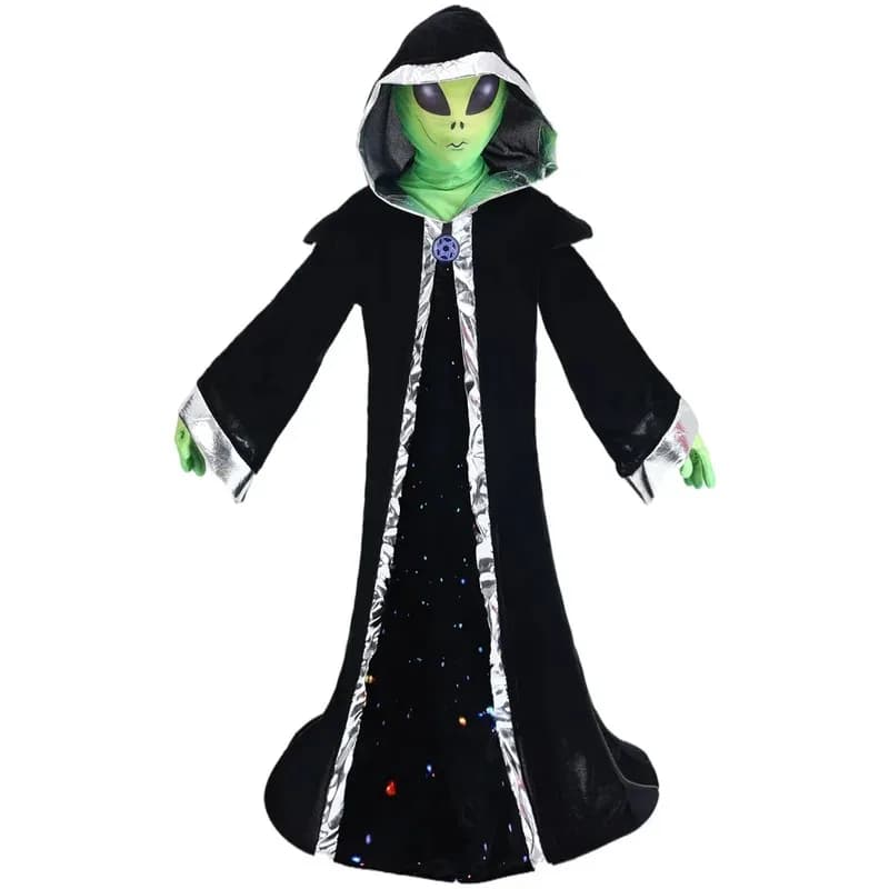 Anime Bambini Carnevale di Halloween Gioco Costume Per Ragazzi Ragazze Alien Lord Costumi Cosplay Masksa;3,v'5.t;8,